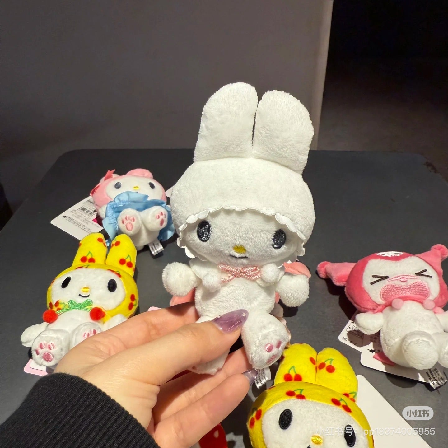 Sanrio|My Melody 50th Anniversary Mascot Holder /Plush Keychain|13×7.5×6cm approx.