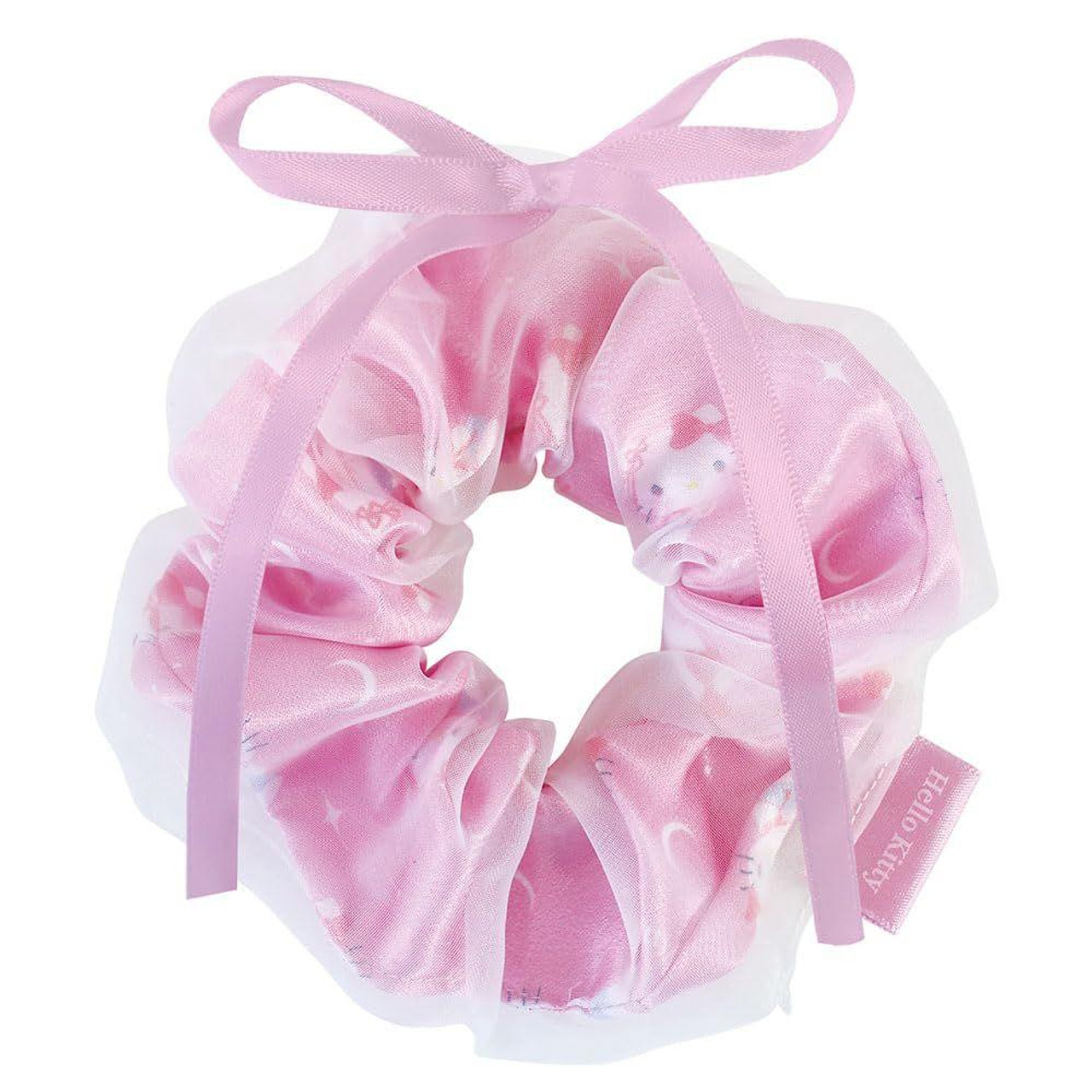 Sanrio|Ribbon Layered Scrunchie Ballet Core|1.5 x 12.6 x 15.7cm approx.