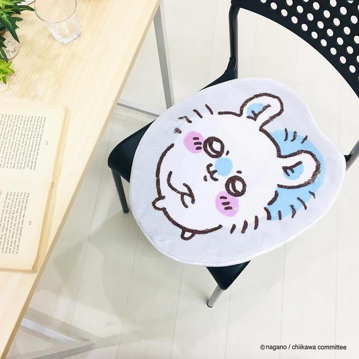 Chiikawa|毛茸茸防滑地毯/地垫/坐垫|約幅40×奥行42cm