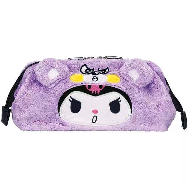 Sanrio|Pencil case Fur Pouch|20 x 12 x 9 cm approx.