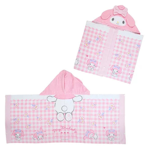 Sanrio|Hooded Towel|120×1×50cm approx.