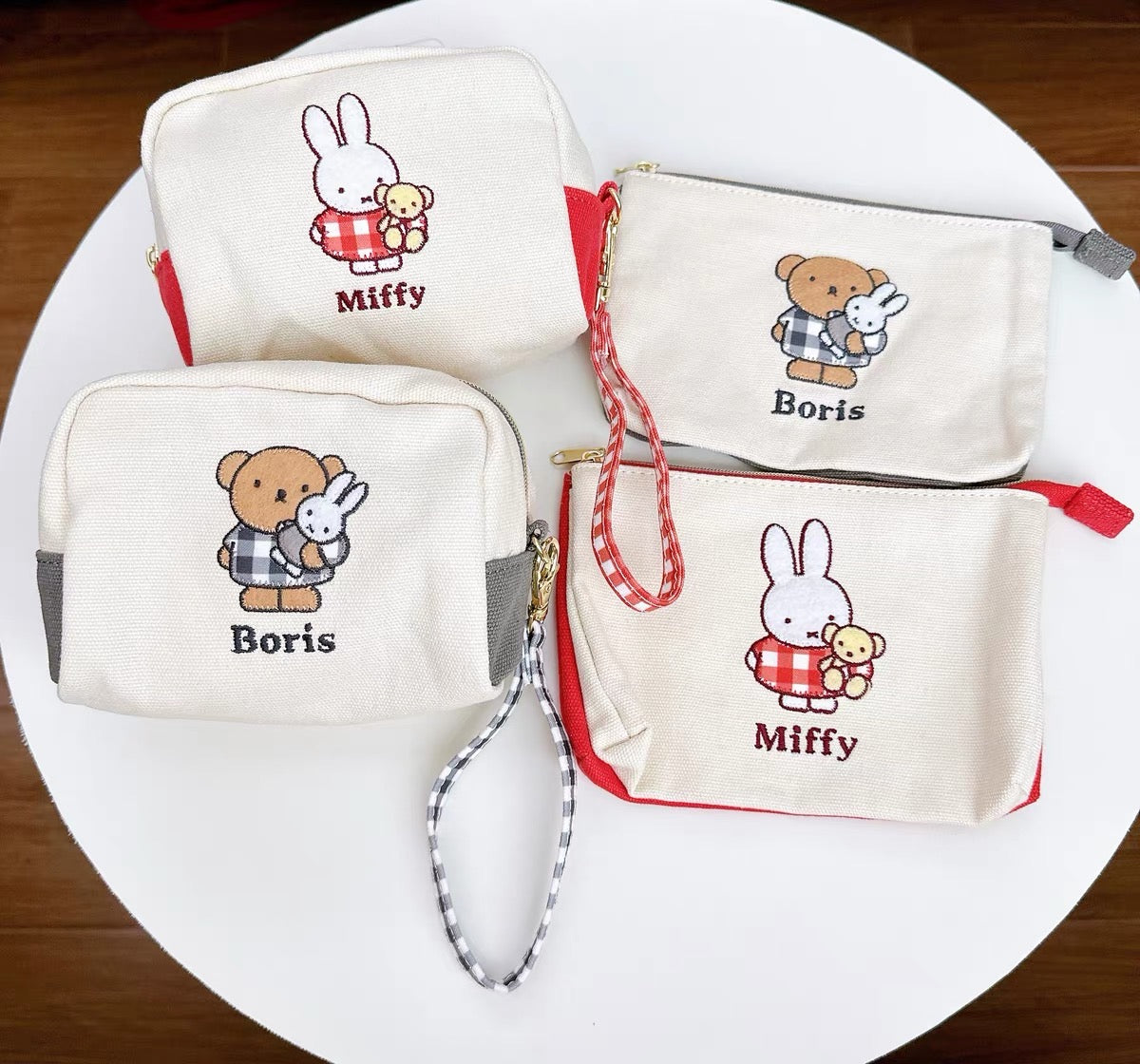 Miffy|patch mini pouch|W125×H90×D90mm approx.