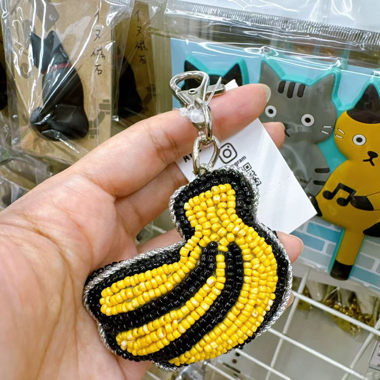 AND PACKABLE|Beads Keychain/Keyring| 5.8 x 5cm approx.