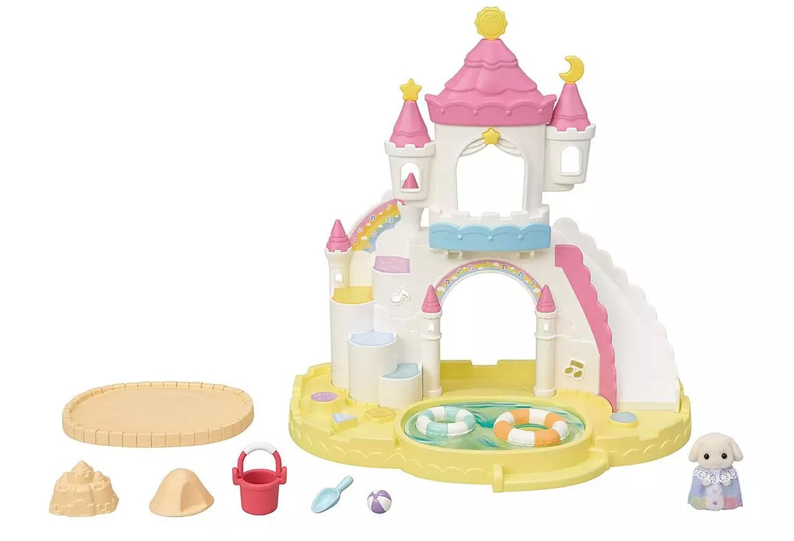 SylvanianFamilies|Nursery Sandbox & Pool/Flora Rabbit-5746