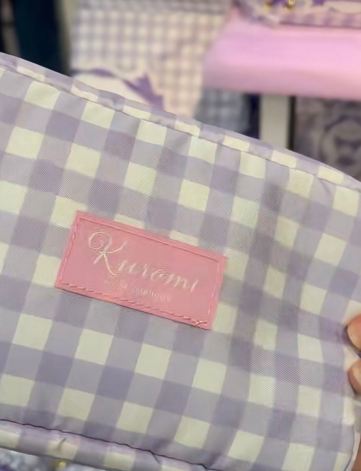 Sanrio|Kuromi Lolita Cosmetic Pouch|21.5×8×14cm approx.