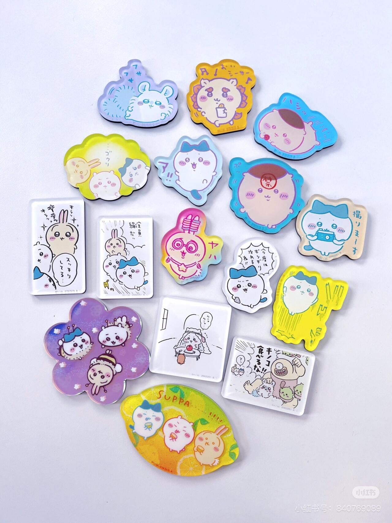 Chiikawa 吉伊卡哇|Bandai Candy Toys - Chiikawa Character Magnets Vol.4角色磁吸冰箱贴第四弹食玩盲袋/全21种|1枚入