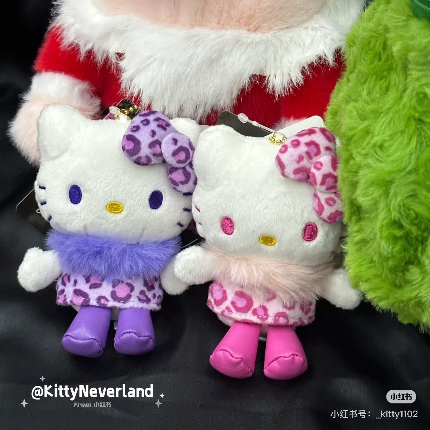 HelloKitty|Sanrio 50th Anniversary Collection Standard Leopard Mascot Holder /Plush Keychain|85x100x45mm approx.