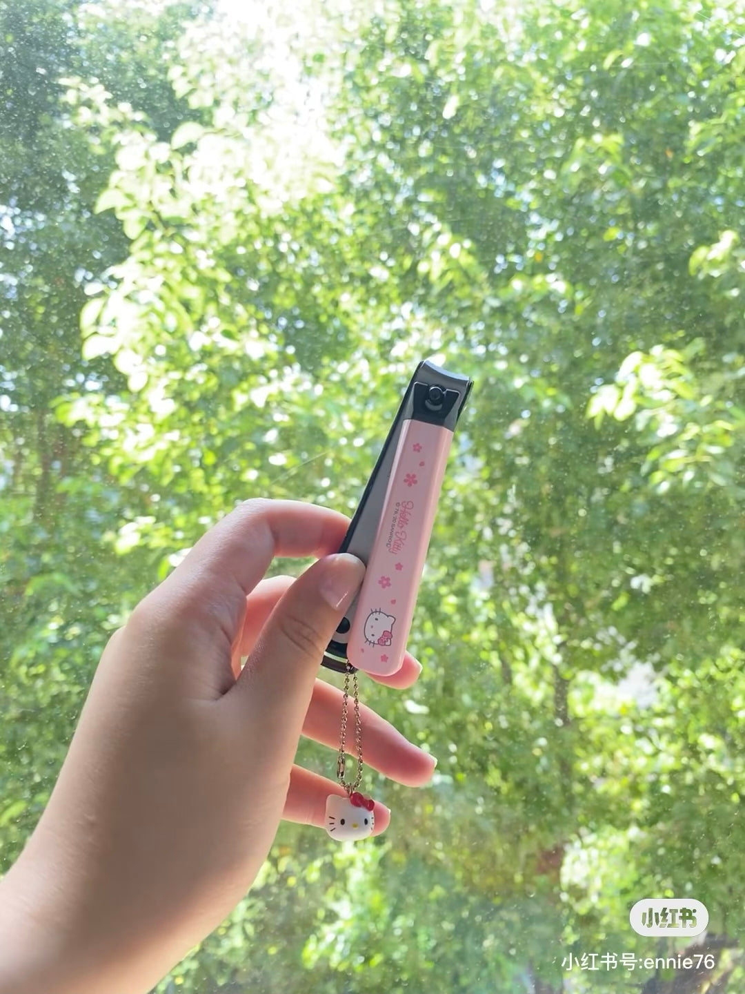 Sanrio|Hello Kitty猫日式和风/猫头吊坠限定指甲剪/指甲钳/指甲刀