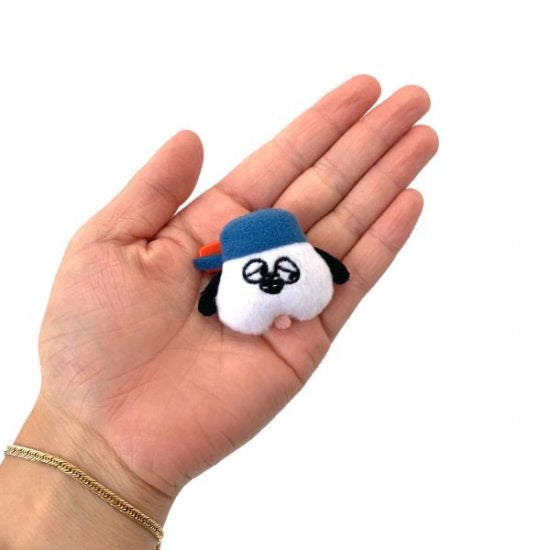 Snoopy|PEANUTS Plush Badge|H3.8 x W5 x D1.8cm approx.
