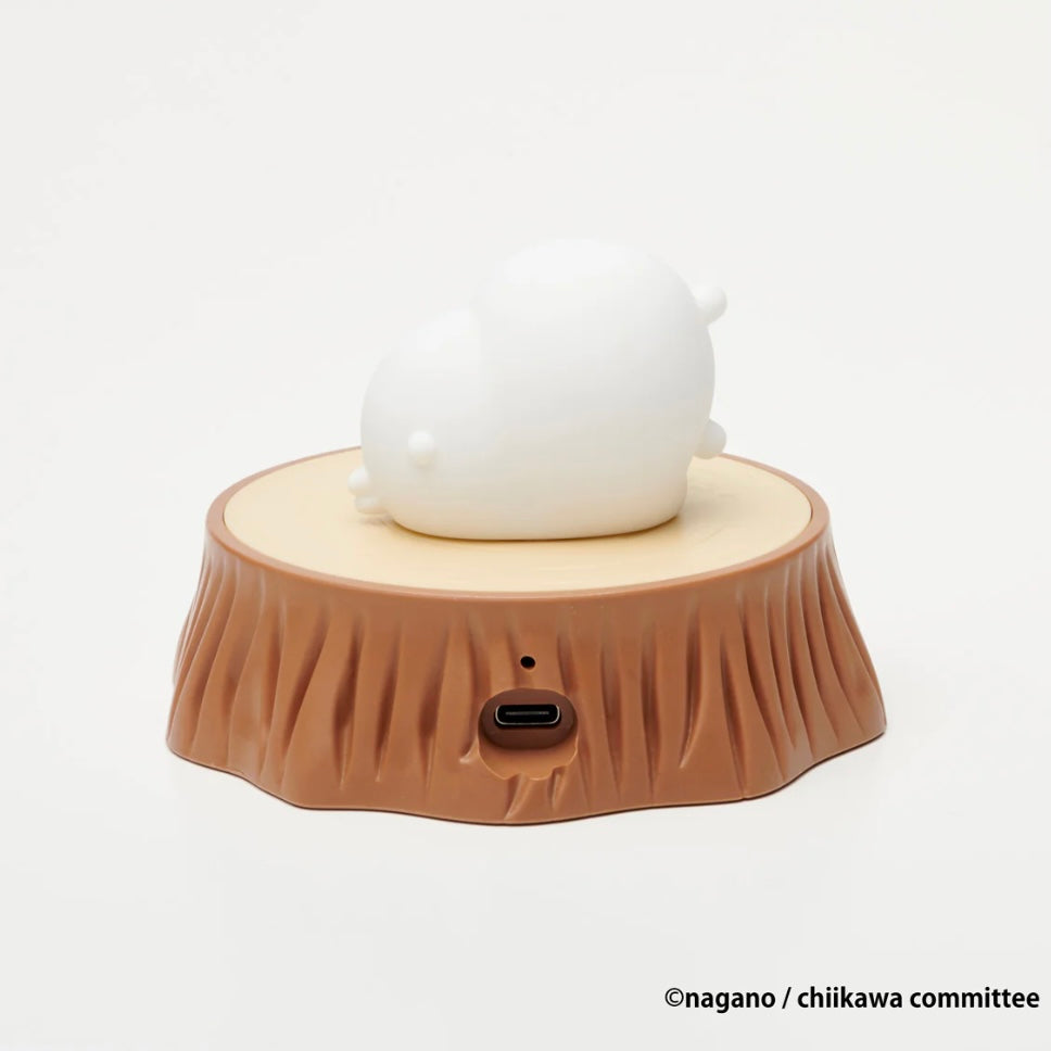 Chiikawa 吉伊卡哇|吉伊无线充电器型桌面灯/小夜灯/床头灯/光线柔和|充电器约縦105×横105×高さ30 mm