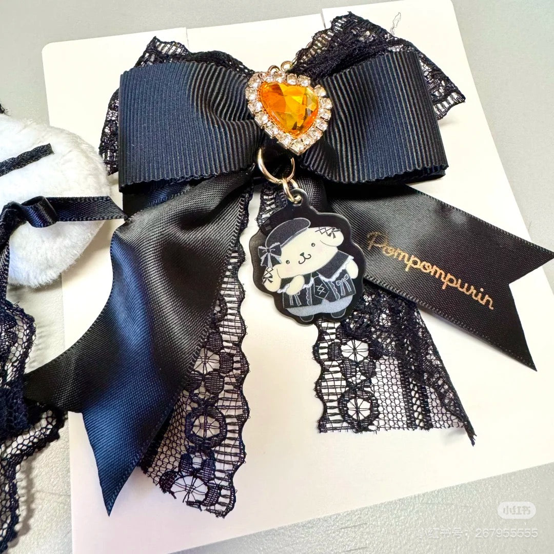 Sanrio|Original Secret Ribbon Charm - Enjoy Idol Gothic Night Party mystery bag/blind box/All 10 types|1pcs