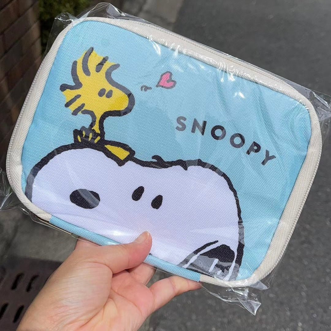 Snoopy|8月杂志款多功能收纳包/护照夹