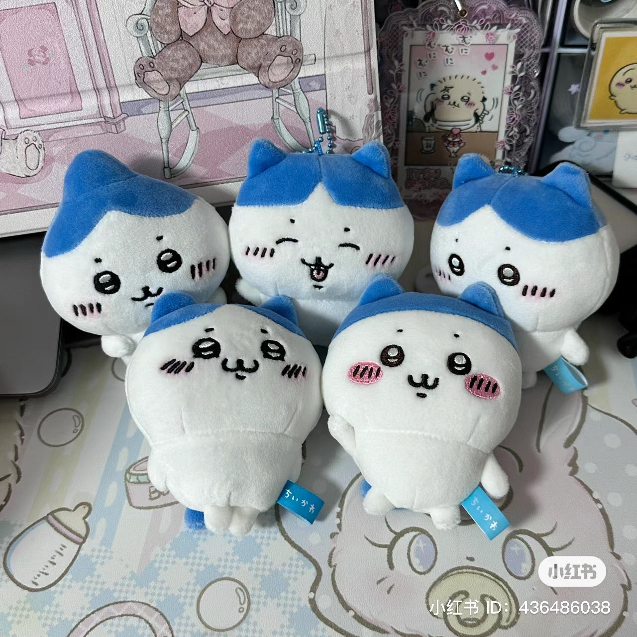 Chiikawa 吉伊卡哇|异头小八挂件/坏笑/中分/平头