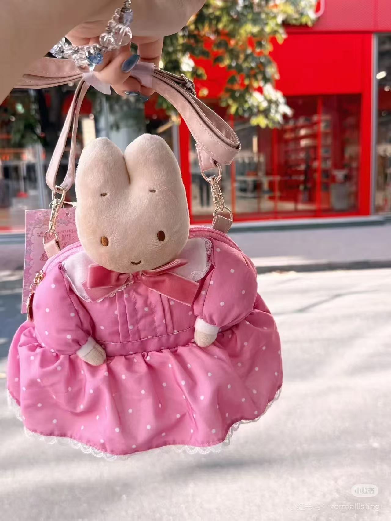 Sanrio|Marron Cream 40th anniversary Plush Toy Shoulder Bag|29 x 10 x30cm approx.