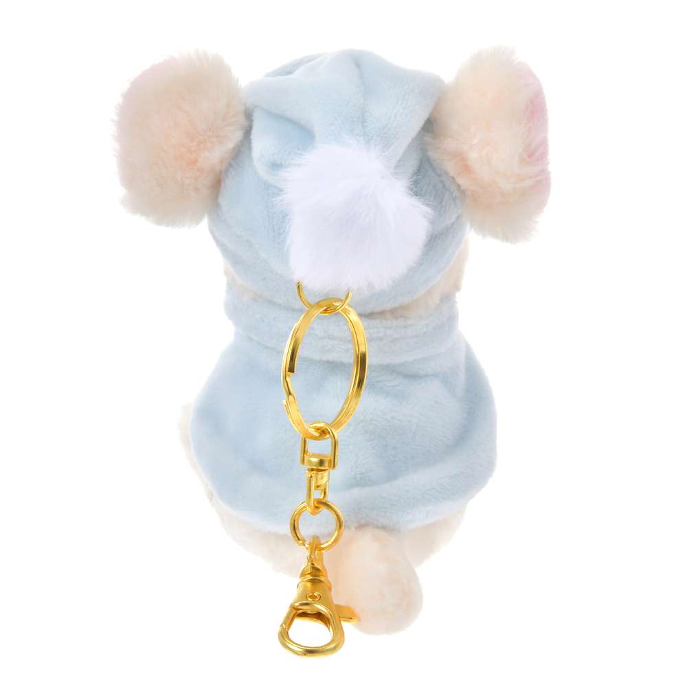 Disney迪士尼|Plush Mascot Keychain - White Pooh Fruit Latte Color东迪冬日限定水果拿铁色睡衣睡帽斗篷系列可爱角色毛绒挂件/包挂|约高 16.5 x 宽 10 x 深 9cm