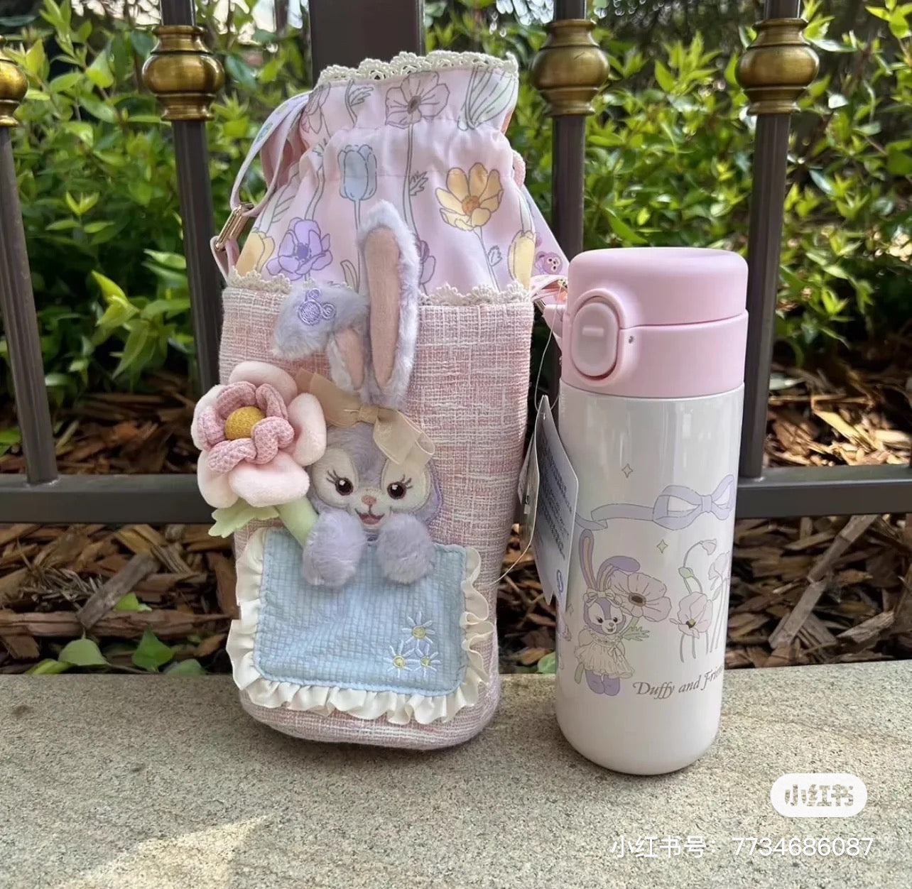 Disney SH|春日达菲和朋友们系列保温杯+可斜背保温套组