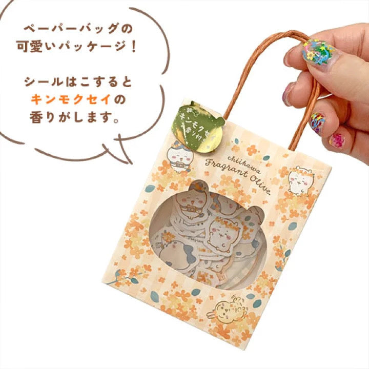 Chiikawa 吉伊卡哇|金木犀桂花系列限定香味小贴纸|45枚入