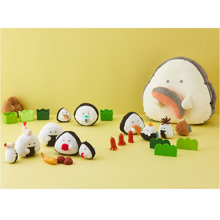 Gyutto Onigiri|超可爱寿司饭团毛绒小玩偶/手玉|约W95 x D55 x H90mm