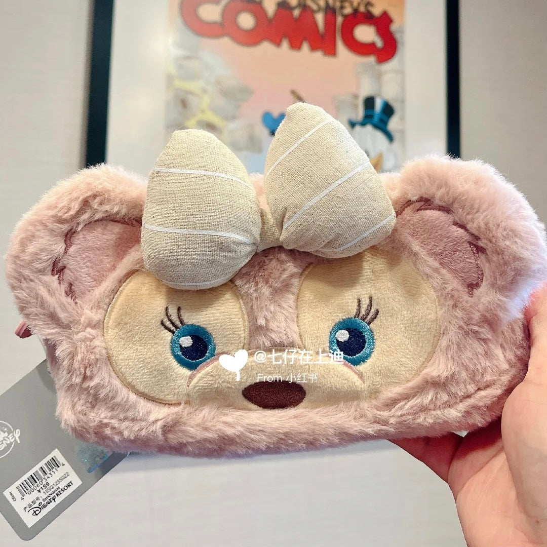 Disney SH|Duffy达菲/ShellieMay雪莉玫/玫玫大容量毛绒笔袋