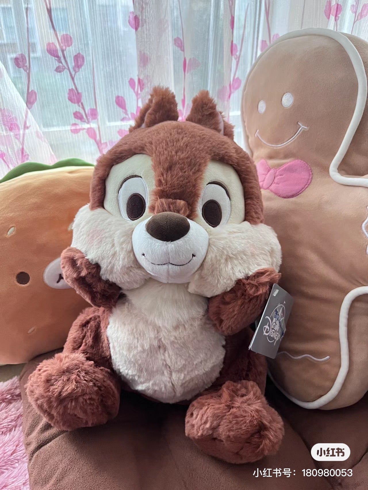 Disney SH|超好摸托腮奇奇毛绒公仔/玩偶