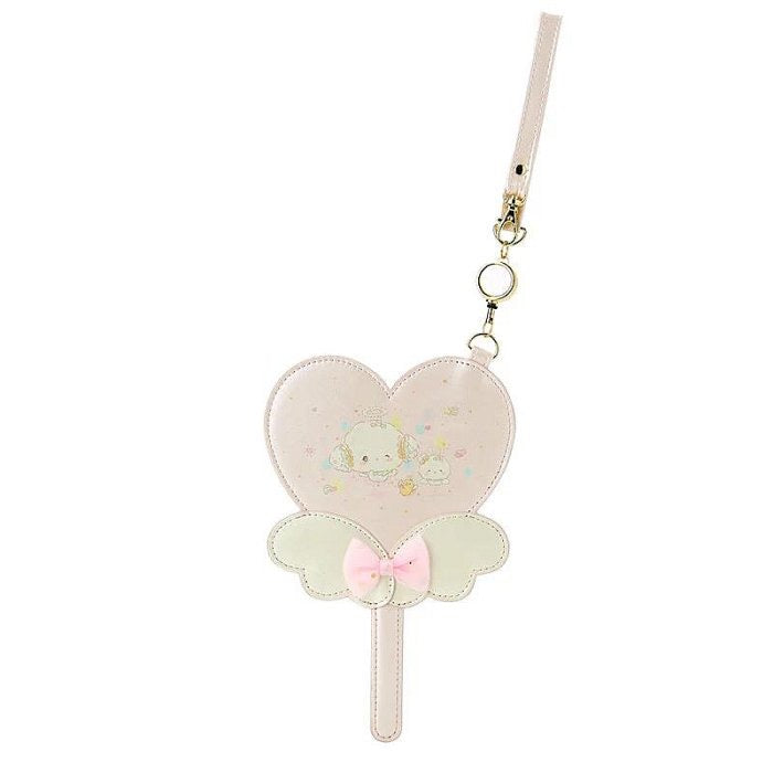 Sanrio|Pass Case- Cogimyun/ Angel Play Party天使小麦云生日系列可伸缩爱心魔法棒便携卡套|约13×0.5×20cm
