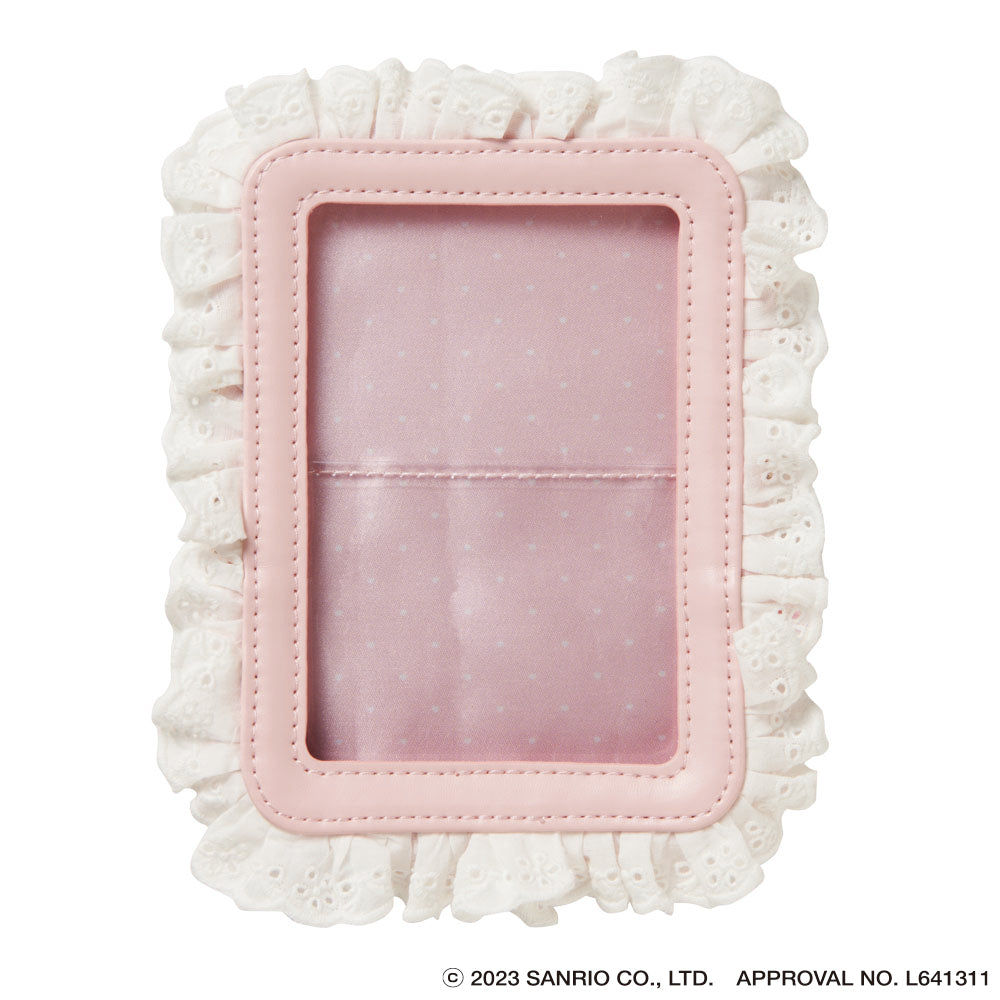 Sanrio|Cupid baby丘比特宝宝系列角色大头收纳包/可放写真照/背面透明蕾丝边/超Q奶嘴拉链头/波点内衬|约W285×H195×D125mm