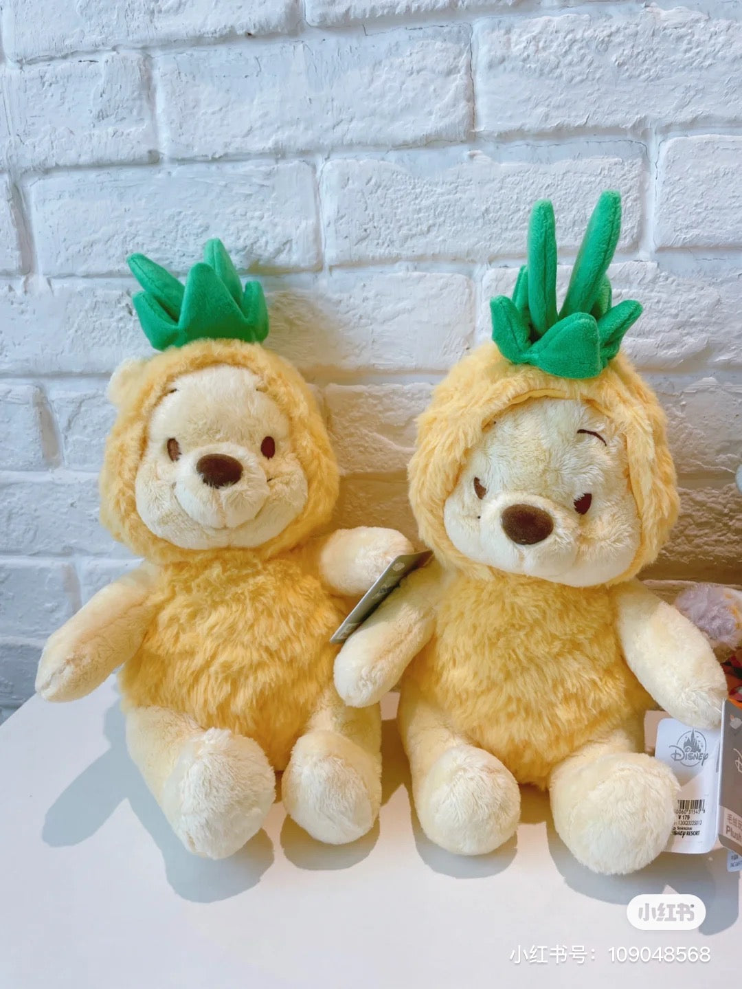 Disney SH|winnie the pooh超柔软mochi菠萝噗噗全系列