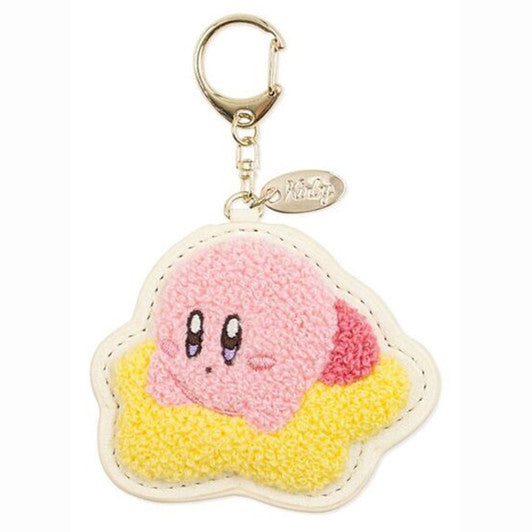 Kirby|刺绣毛绒皮质感角色挂件|约W64×H64×D20mm