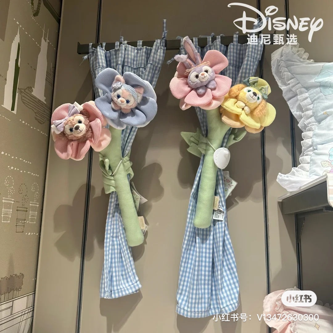 Disney SH|春日限定花朵窗帘扣/窗帘绑带/玩偶手捧花|约45cm