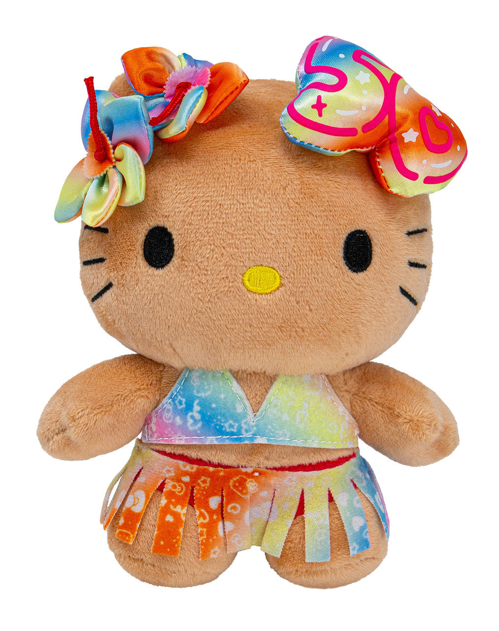 HelloKitty凯蒂猫|HAWAII夏威夷黑皮kitty50周年限定公仔/玩偶|高约20cm