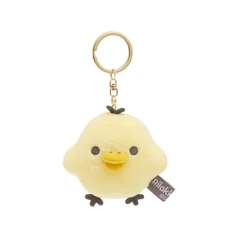 Rilakkuma轻松熊|小黄鸡钥匙扣/挂件|约6 x 7.5 x 4.5 cm