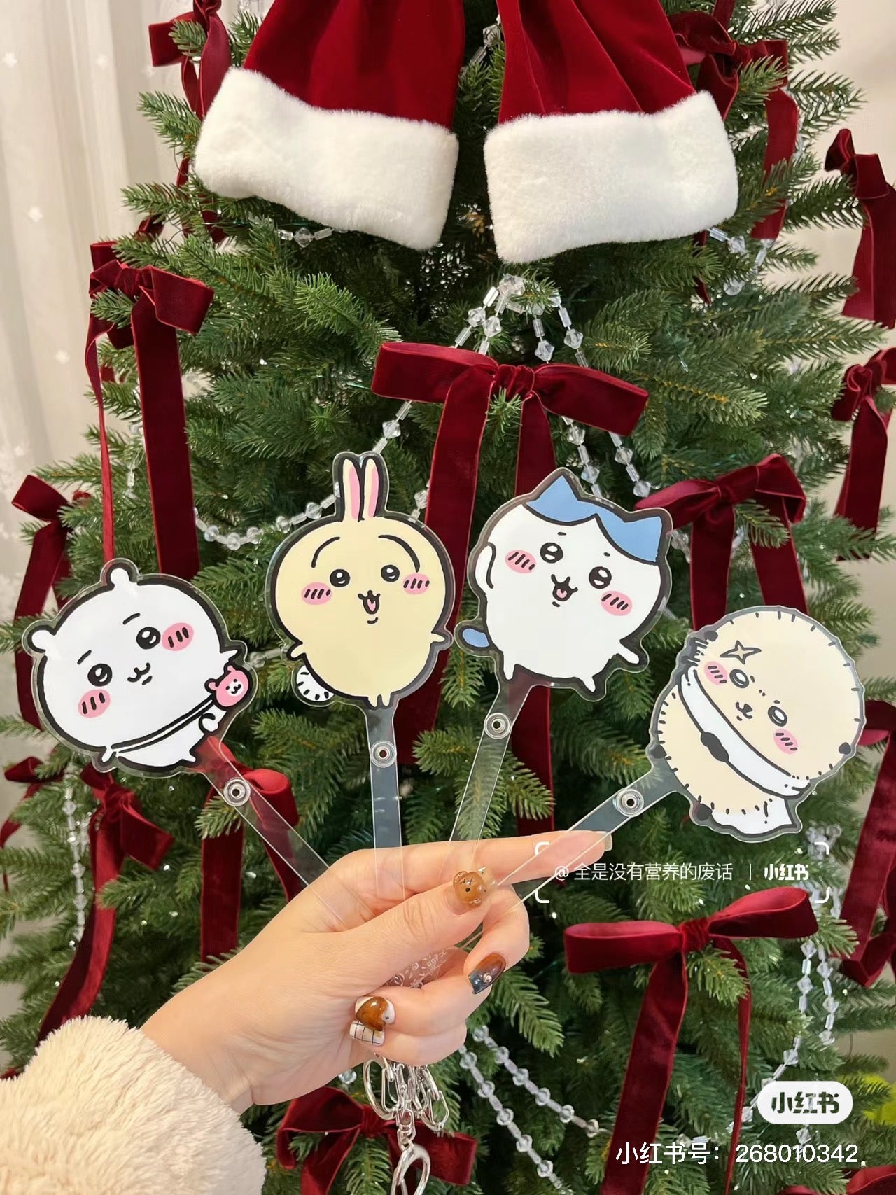 Chiikawa 吉伊卡哇|可爱角色自拍棒|約H115×W77×D7mm