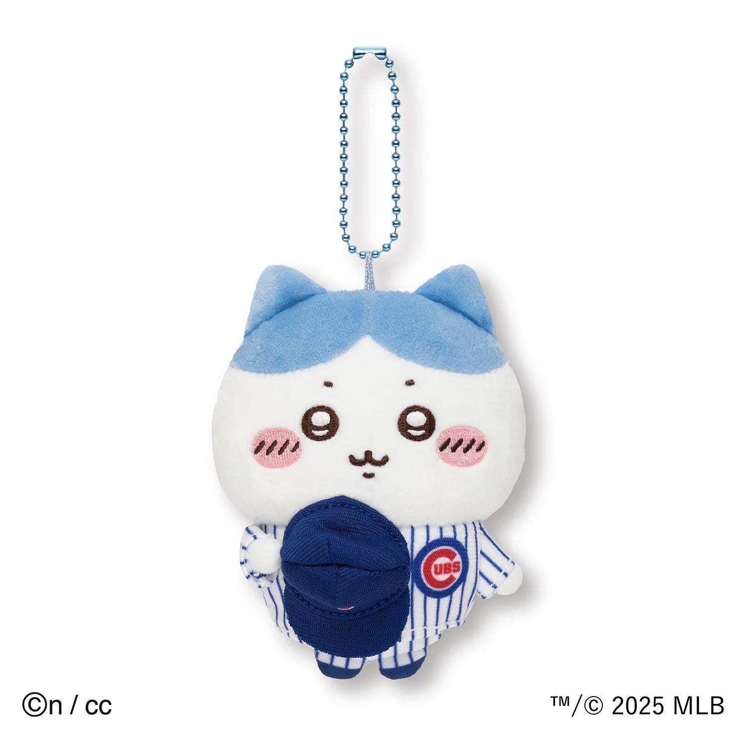 【limit 1】Chiikawa|Chiikawa X MLB Tokyo Series Dodgers Mascot Holder /Plush Keychain|H120×W93×D50mm approx.