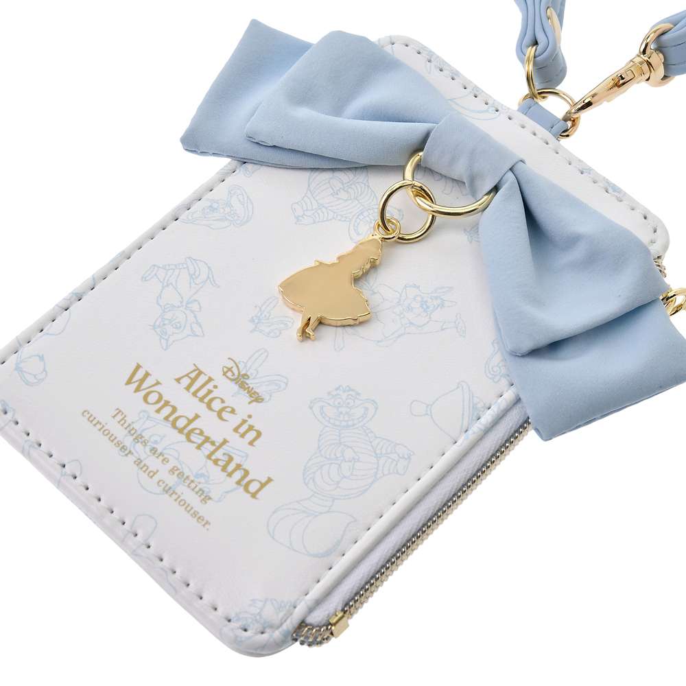 Disney|爱丽丝梦游仙境Alice Sweet Garden甜蜜花园茶会特辑超美水色公主吊坠大蝴蝶结卡包式零钱包