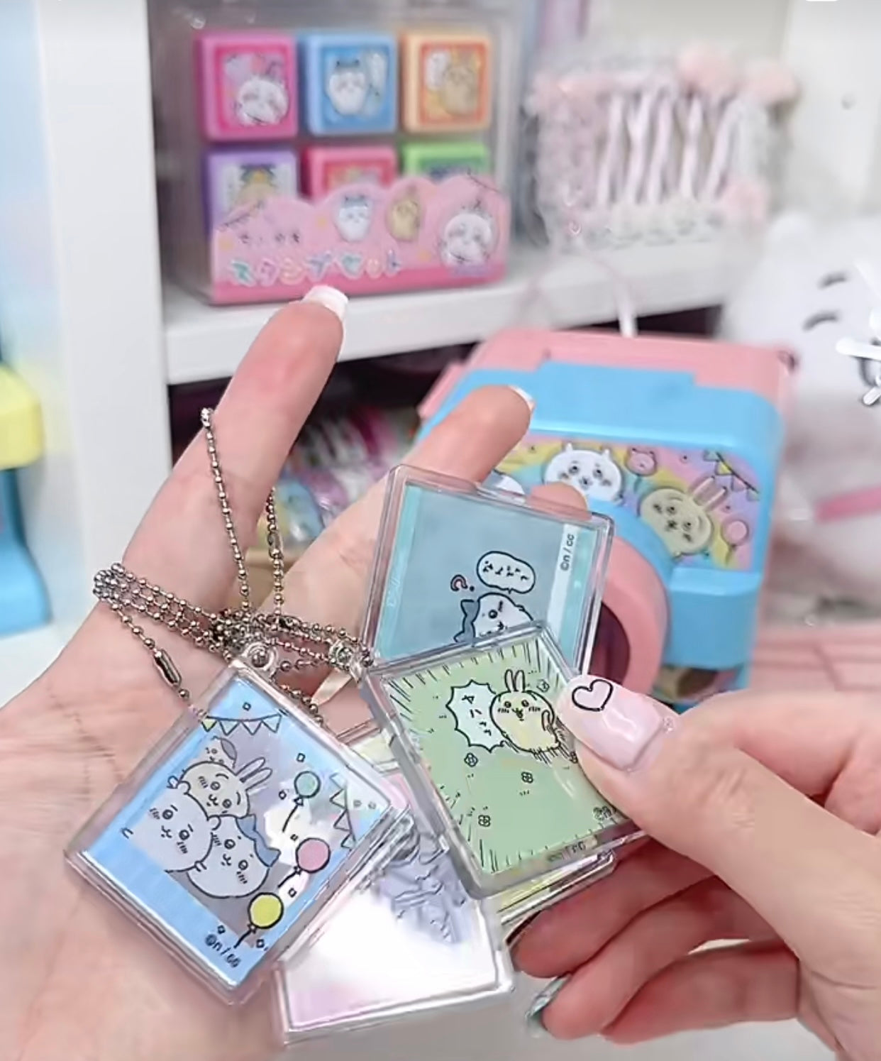 Chiikawa 吉伊卡哇|自动咕卡机豪华全套装/也可diy放入自己或偶像照片|约W21×H15×D12cm