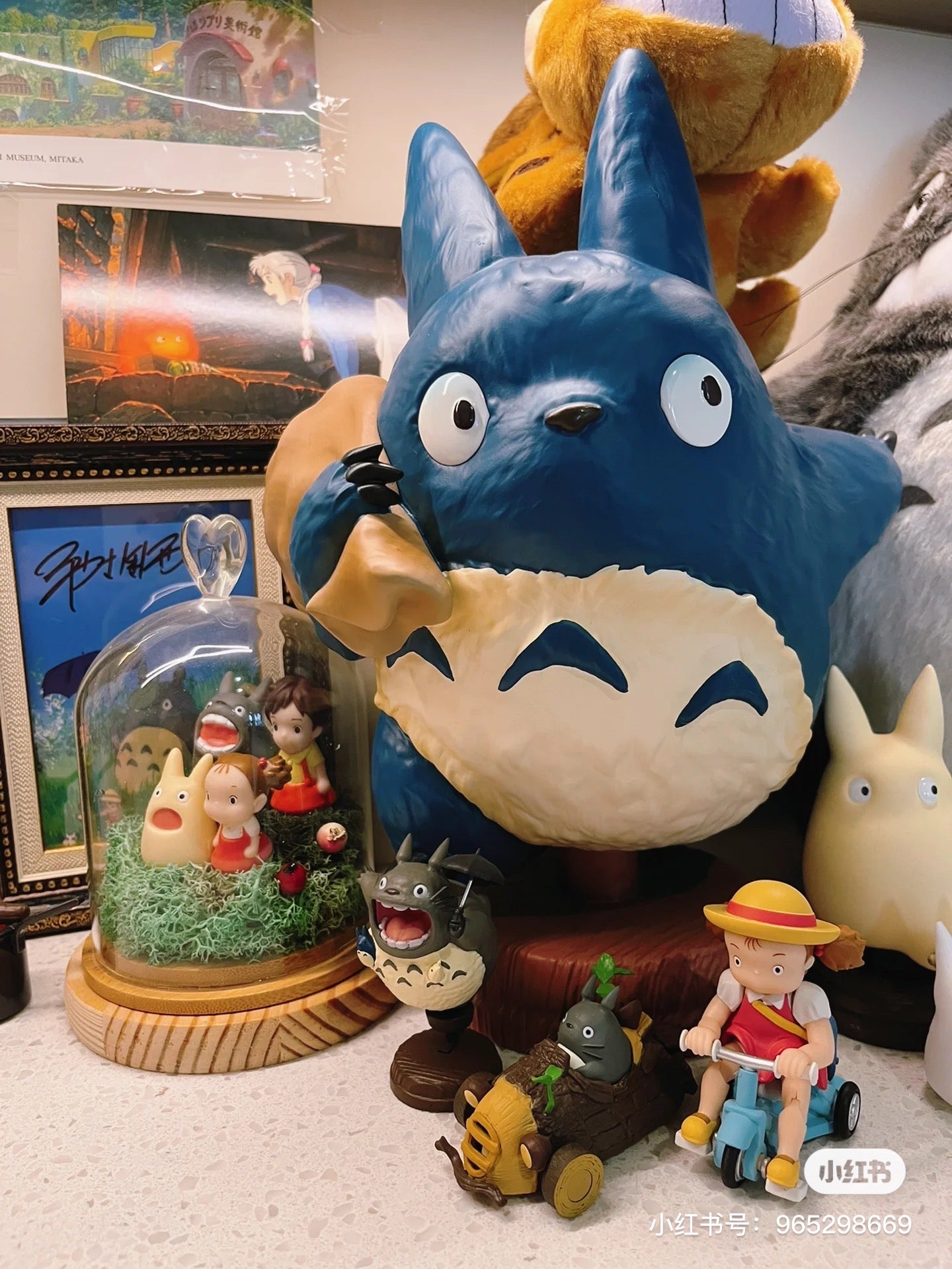 My neighbor totoro|吉卜力宫崎骏龙猫回力车/手办摆件|約88x65x55mm