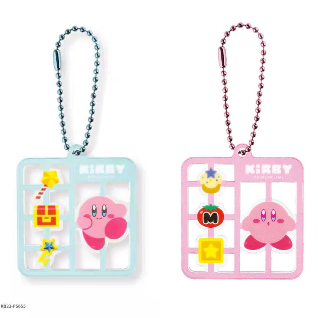 Kirby星之卡比|镂空亚克力挂件/挂包/钥匙扣|约50×50×5mm