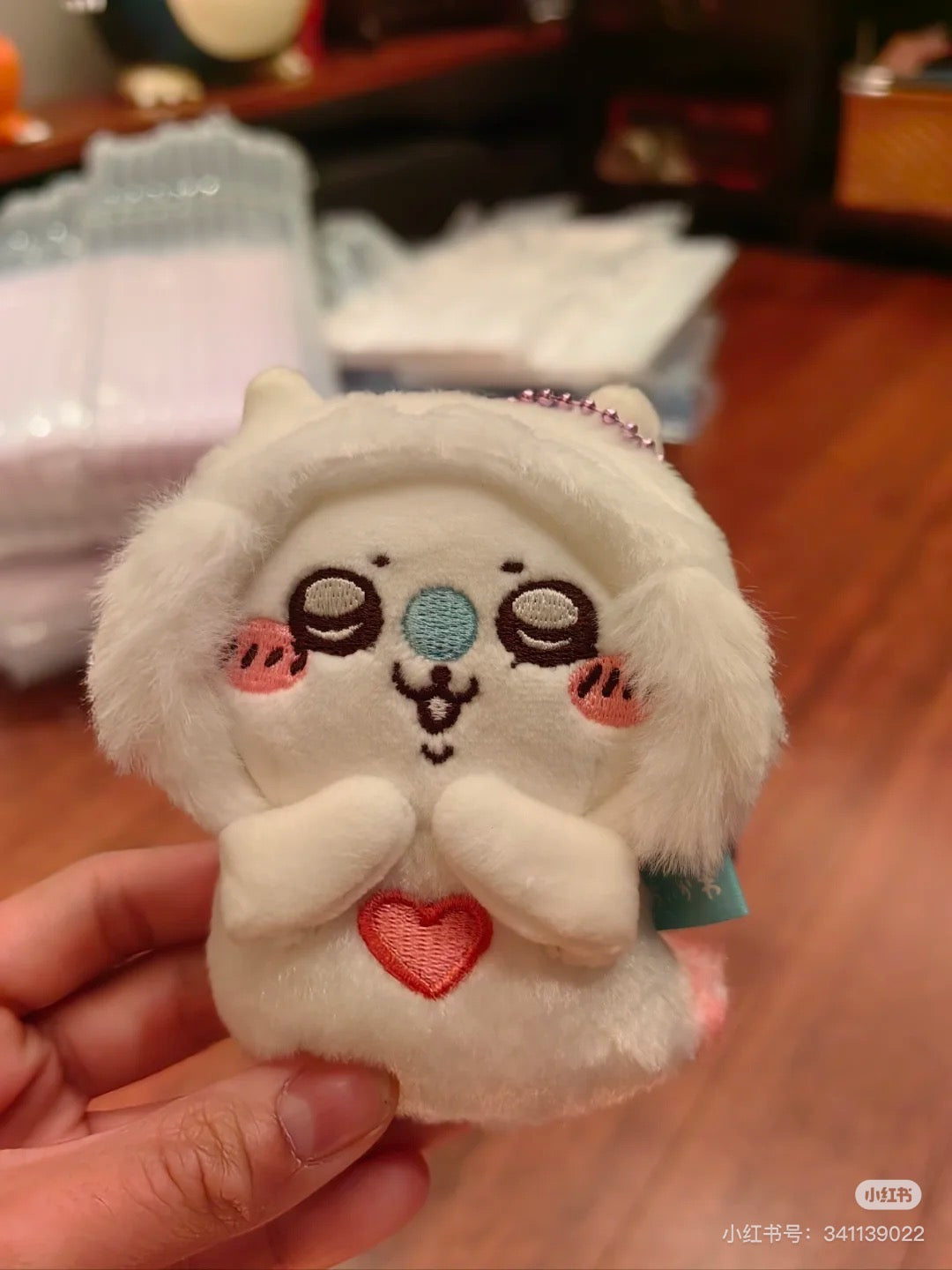 Chiikawa 吉伊卡哇|水族馆系列爱心飞鼠挂件|約H100×W90×D55mm