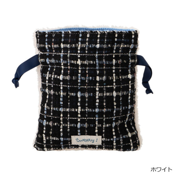 Tweety Bird|限定翠弟毛茸茸巾着/束口袋|
約 W18×H20.5×D1cm