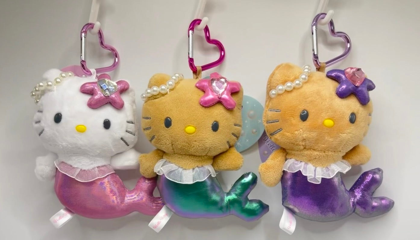 HelloKitty|Fantasy Series Mermaid Mascot Holder /Plush Keychain| H130 x W125 x D55 mm approx.