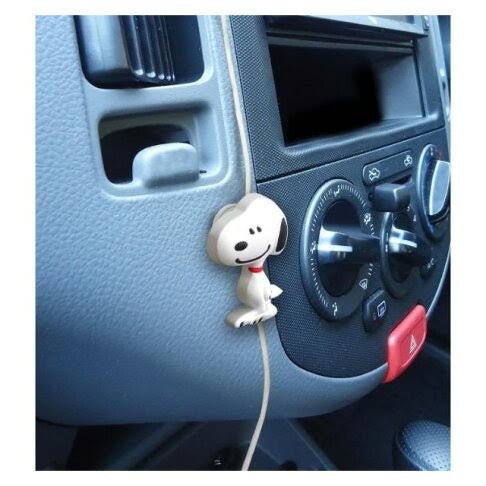 Snoopy|车用立体小物挂钩/收纳|约4.5cm×3.1cm×2cm