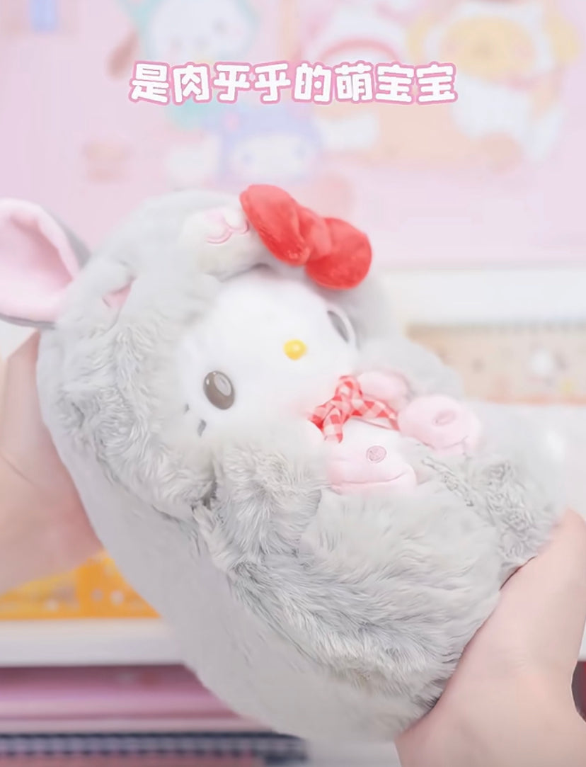 Sanrio三丽鸥|Plush Toy/Forest Small Animals秋日森林小动物系列超好摸圆溜溜毛绒玩偶/公仔|约 15×16×22cm