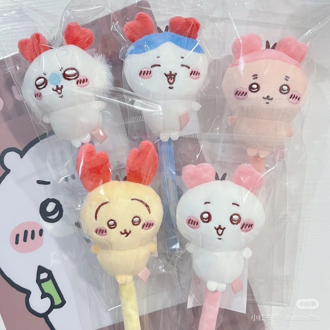 Chiikawa 吉伊卡哇|螃蟹头毛绒玩偶大头圆珠笔|0.7mm