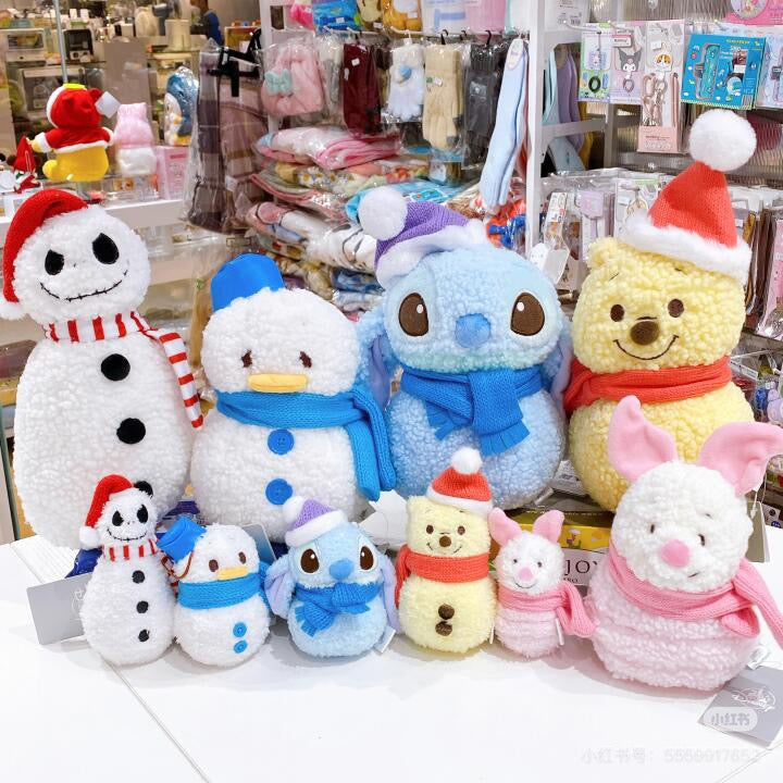 Disney迪士尼|Plush Toy / Snowmen Christmas 2024东迪冬日圣诞限定雪人雪球系列可爱角色毛绒玩偶/公仔|约26.5×18×15cm
