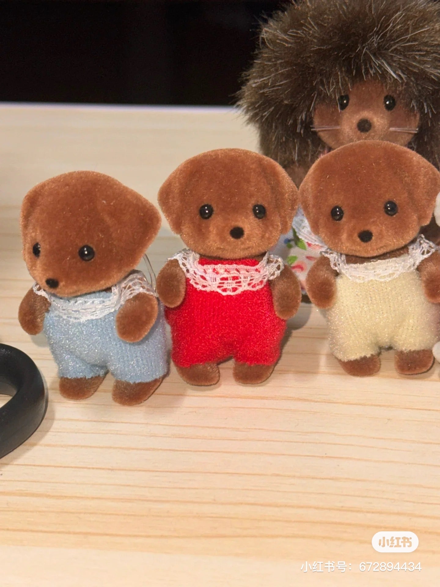 SylvanianFamilies森贝儿家族|Chocolate Labrador Family巧克力拉布拉多家族套组/玩具/过家家5730