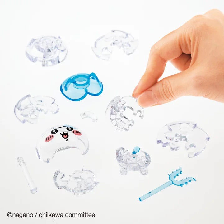 Chiikawa 吉伊卡哇|乐高概念角色3d水晶立体拼图/积木/灯光下很美|15pc