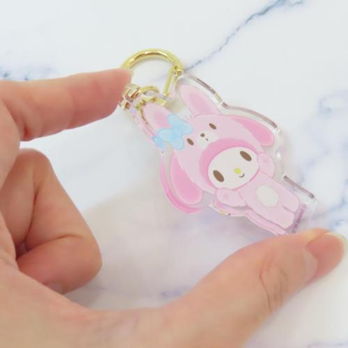 Sanrio|Animal Banzai Series Acrylic Keychain/Keyring|41x54x3mm approx.