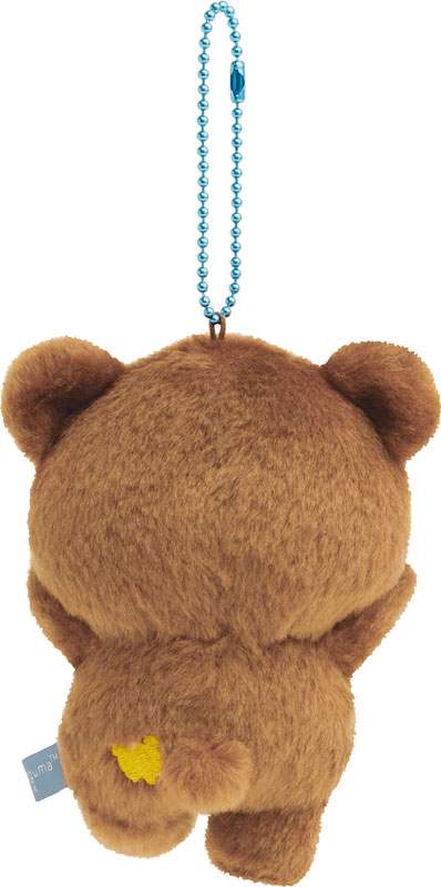 Rilakkuma轻松熊|AoKogu no Otomari - Burasage Plush Mascot Strap - Aoi Ko-Okami San-X Official新角色毛绒玩偶挂件/包挂|约110×75×55mm
