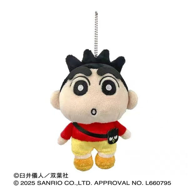 Sanrio|Crayon shin-chan Mascot Holder /Plush Keychain|75×100×45mm approx.