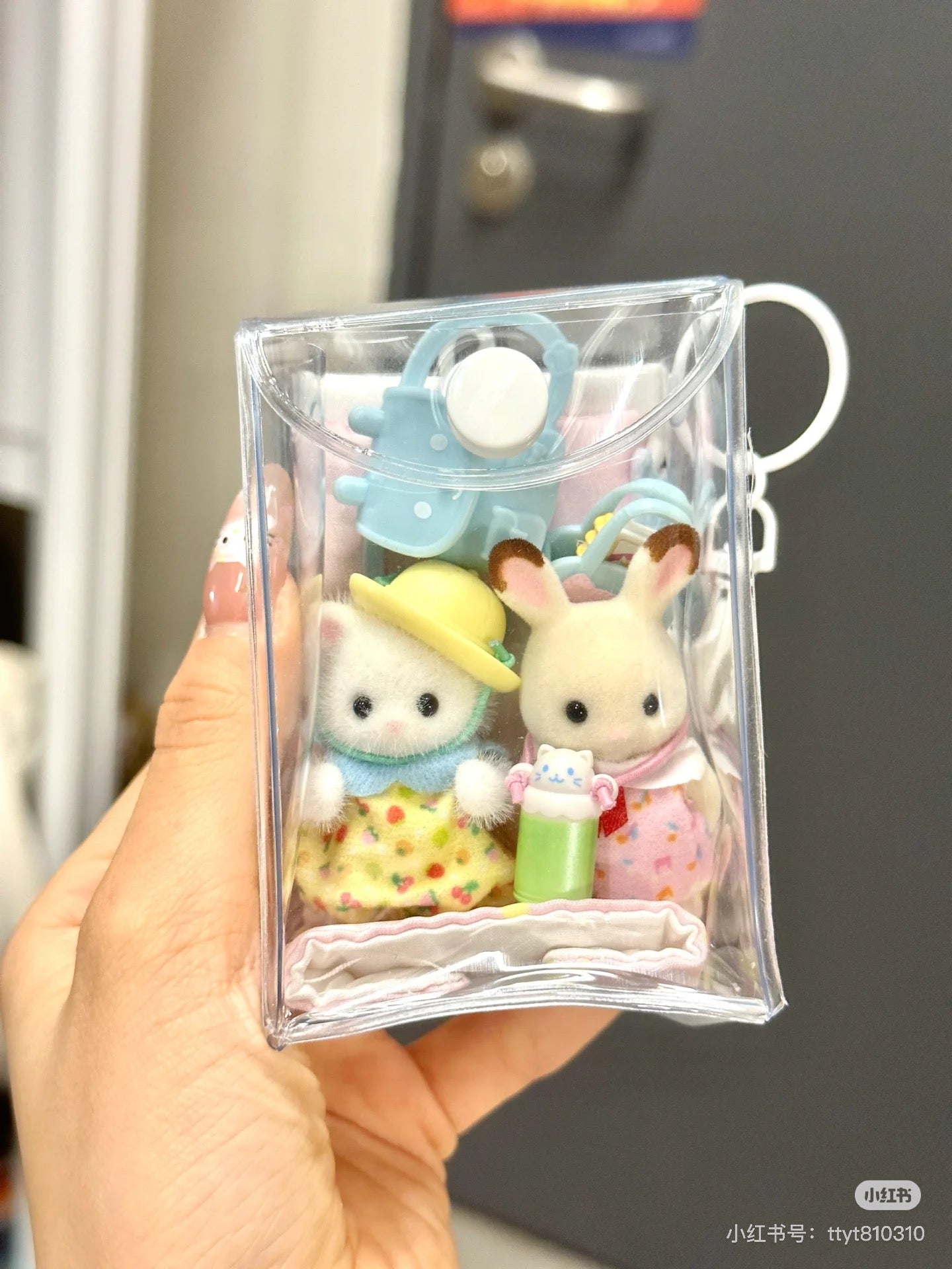 SylvanianFamilies森贝儿家族| Nursery Friends - Walk Along Duo幼儿园小朋友去上学漫步二重奏套组/玩具/过家家5747